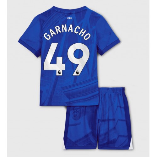 Chelsea Alejandro Garnacho #49 Domácí dres komplet pro Děti 2025-26 Krátkým Rukávem (+ Krátké kalhoty) Chelsea Alejandro Garnacho #49 Domácí dres komplet pro Děti 2025-26 Krátkým Rukávem (+ Krátké kalhoty)