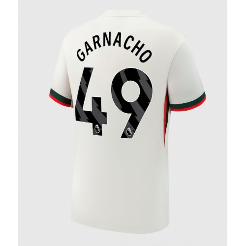 Chelsea Alejandro Garnacho #49 Venkovní Dres 2025-26 Krátkým Rukávem Chelsea Alejandro Garnacho #49 Venkovní Dres 2025-26 Krátkým Rukávem
