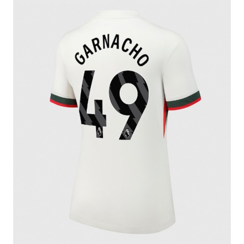 Chelsea Alejandro Garnacho #49 Venkovní Dres pro Dámy 2025-26 Krátkým Rukávem Chelsea Alejandro Garnacho #49 Venkovní Dres pro Dámy 2025-26 Krátkým Rukávem