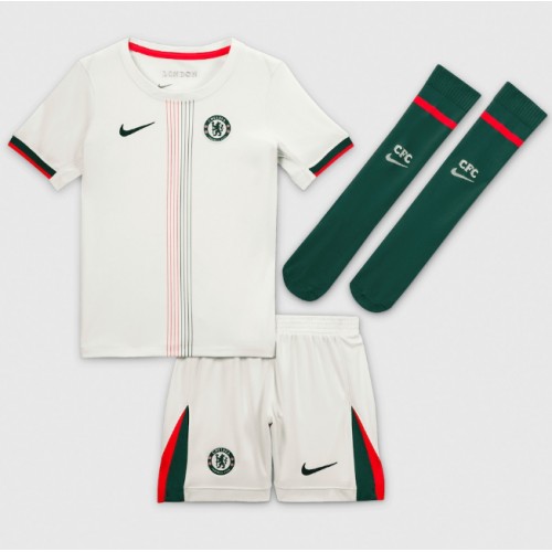 Chelsea Christopher Nkunku #18 Venkovní dres komplet pro Děti 2025-26 Krátkým Rukávem (+ Krátké kalhoty)