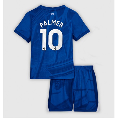 Chelsea Cole Palmer #10 Domácí dres komplet pro Děti 2025-26 Krátkým Rukávem (+ Krátké kalhoty)