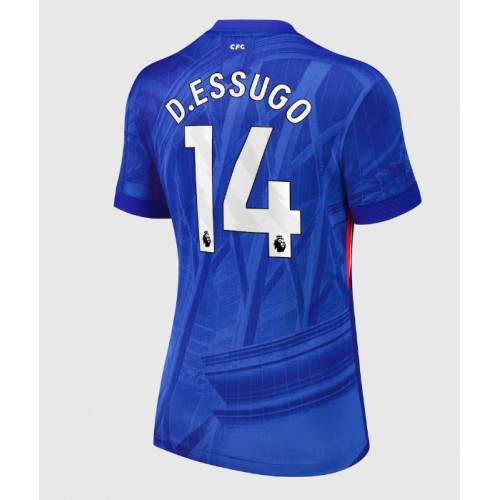 Chelsea Dario Essugo #14 Domácí Dres pro Dámy 2025-26 Krátkým Rukávem Chelsea Dario Essugo #14 Domácí Dres pro Dámy 2025-26 Krátkým Rukávem