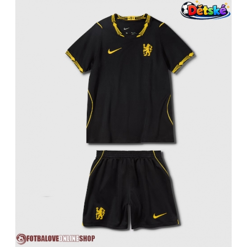 Chelsea Enzo Fernandez #8 Venkovní dres komplet pro Děti 2026-27 Krátkým Rukávem (+ Krátké kalhoty)