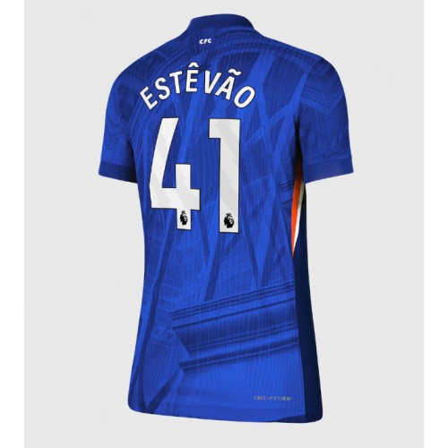 Chelsea Estevao Willian #41 Domácí Dres pro Dámy 2025-26 Krátkým Rukávem Chelsea Estevao Willian #41 Domácí Dres pro Dámy 2025-26 Krátkým Rukávem