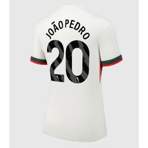Chelsea Joao Pedro #20 Venkovní Dres pro Dámy 2025-26 Krátkým Rukávem Chelsea Joao Pedro #20 Venkovní Dres pro Dámy 2025-26 Krátkým Rukávem