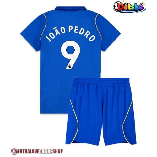 Chelsea Joao Pedro #9 Domácí dres komplet pro Děti 2026-27 Krátkým Rukávem (+ Krátké kalhoty)