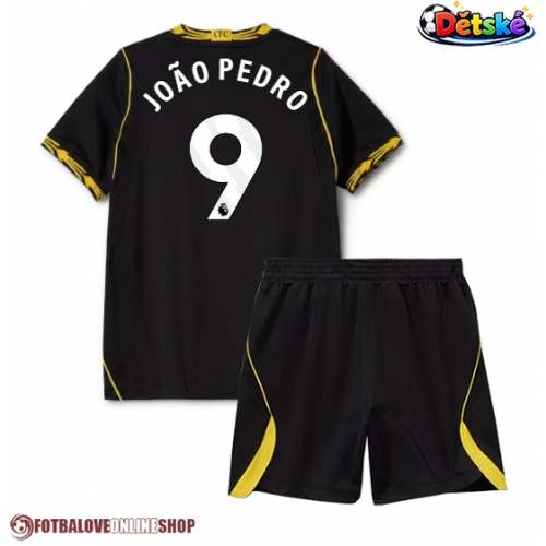 Chelsea Joao Pedro #9 Venkovní dres komplet pro Děti 2026-27 Krátkým Rukávem (+ Krátké kalhoty)