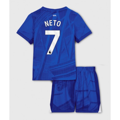 Chelsea Pedro Neto #7 Domácí dres komplet pro Děti 2025-26 Krátkým Rukávem (+ Krátké kalhoty)