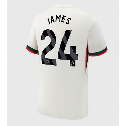 Chelsea Reece James #24 Venkovní Dres 2025-26 Krátkým Rukávem Chelsea Reece James #24 Venkovní Dres 2025-26 Krátkým Rukávem