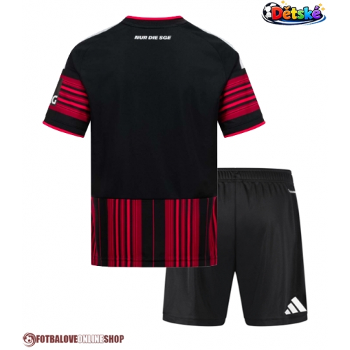 Eintracht Frankfurt Domácí dres komplet pro Děti 2026-27 Krátkým Rukávem (+ Krátké kalhoty)