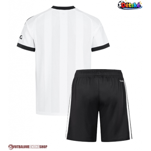 Eintracht Frankfurt Venkovní dres komplet pro Děti 2026-27 Krátkým Rukávem (+ Krátké kalhoty)