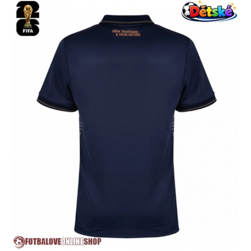 Ekvádor Venkovní dres komplet pro Děti MS 2026 Krátkým Rukávem (+ Krátké kalhoty)
