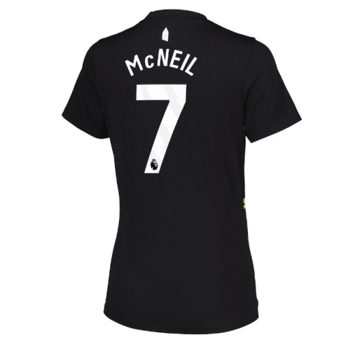 Everton Dwight McNeil #7 Alternativní Dres pro Dámy 2025-26 Krátkým Rukávem Everton Dwight McNeil #7 Alternativní Dres pro Dámy 2025-26 Krátkým Rukávem