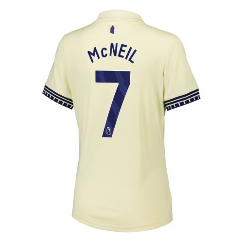 Everton Dwight McNeil #7 Venkovní Dres pro Dámy 2025-26 Krátkým Rukávem Everton Dwight McNeil #7 Venkovní Dres pro Dámy 2025-26 Krátkým Rukávem