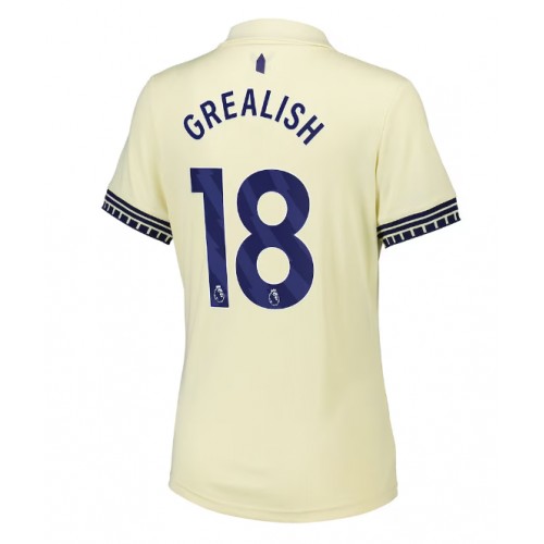 Everton Jack Grealish #18 Venkovní Dres pro Dámy 2025-26 Krátkým Rukávem Everton Jack Grealish #18 Venkovní Dres pro Dámy 2025-26 Krátkým Rukávem