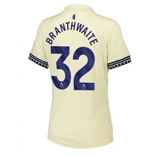 Everton Jarrad Branthwaite #32 Venkovní Dres pro Dámy 2025-26 Krátkým Rukávem Everton Jarrad Branthwaite #32 Venkovní Dres pro Dámy 2025-26 Krátkým Rukávem