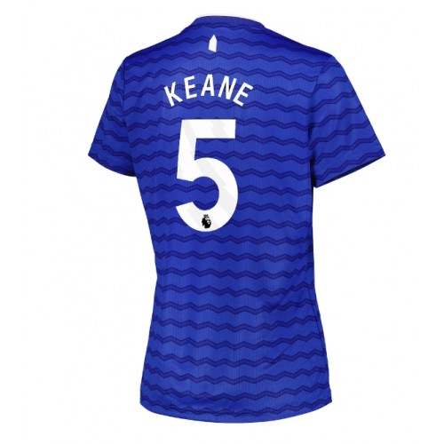 Everton Michael Keane #5 Domácí Dres pro Dámy 2025-26 Krátkým Rukávem Everton Michael Keane #5 Domácí Dres pro Dámy 2025-26 Krátkým Rukávem