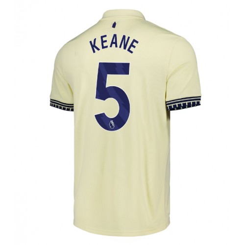 Everton Michael Keane #5 Venkovní Dres 2025-26 Krátkým Rukávem Everton Michael Keane #5 Venkovní Dres 2025-26 Krátkým Rukávem