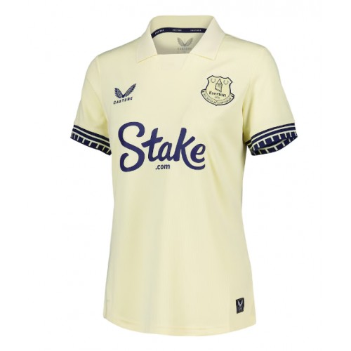 Everton Vitaliy Mykolenko #16 Venkovní Dres pro Dámy 2025-26 Krátkým Rukávem Everton Vitaliy Mykolenko #16 Venkovní Dres pro Dámy 2025-26 Krátkým Rukávem
