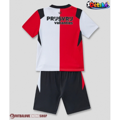 Feyenoord Domácí dres komplet pro Děti 2026-27 Krátkým Rukávem (+ Krátké kalhoty)
