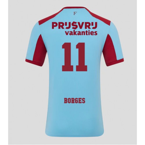 Feyenoord Goncalo Borges #11 Alternativní Dres 2025-26 Krátkým Rukávem Feyenoord Goncalo Borges #11 Alternativní Dres 2025-26 Krátkým Rukávem