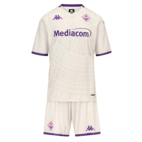 Fiorentina Moise Kean #20 Venkovní dres komplet pro Děti 2025-26 Krátkým Rukávem (+ Krátké kalhoty)