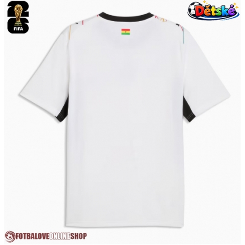 Ghana Domácí dres komplet pro Děti MS 2026 Krátkým Rukávem (+ Krátké kalhoty)