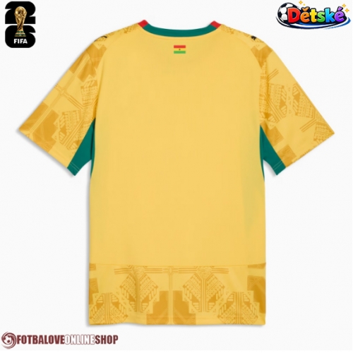 Ghana Venkovní dres komplet pro Děti MS 2026 Krátkým Rukávem (+ Krátké kalhoty)