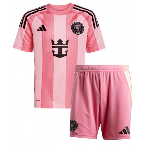 Inter Miami Lionel Messi #10 Domácí dres komplet pro Děti 2025-26 Krátkým Rukávem (+ Krátké kalhoty) Inter Miami Lionel Messi #10 Domácí dres komplet pro Děti 2025-26 Krátkým Rukávem (+ Krátké kalhoty)