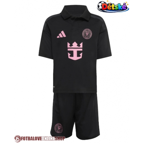 Inter Miami Lionel Messi #10 Venkovní dres komplet pro Děti 2026-27 Krátkým Rukávem (+ Krátké kalhoty)