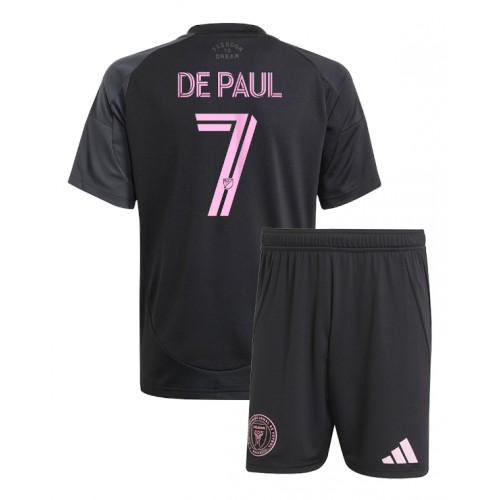 Inter Miami Rodrigo De Paul #7 Venkovní dres komplet pro Děti 2025-26 Krátkým Rukávem (+ Krátké kalhoty) Inter Miami Rodrigo De Paul #7 Venkovní dres komplet pro Děti 2025-26 Krátkým Rukávem (+ Krátké kalhoty)