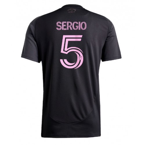Inter Miami Sergio Busquets #5 Venkovní Dres 2025-26 Krátkým Rukávem Inter Miami Sergio Busquets #5 Venkovní Dres 2025-26 Krátkým Rukávem