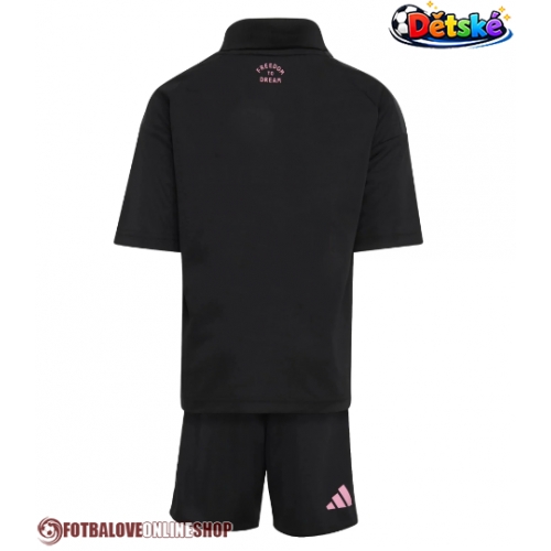 Inter Miami Venkovní dres komplet pro Děti 2026-27 Krátkým Rukávem (+ Krátké kalhoty)