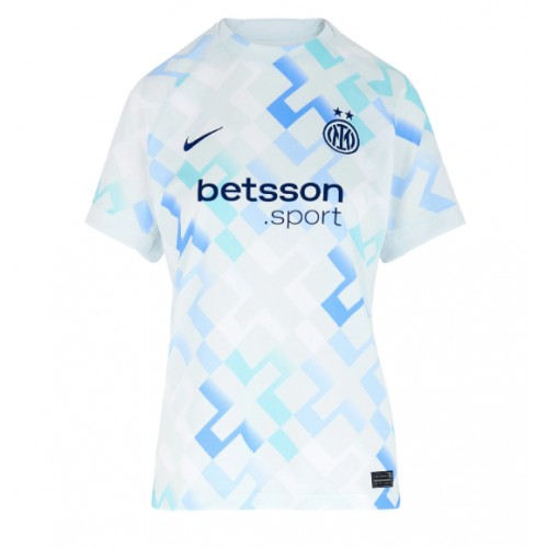 Inter Milan Alessandro Bastoni #95 Venkovní Dres pro Dámy 2025-26 Krátkým Rukávem Inter Milan Alessandro Bastoni #95 Venkovní Dres pro Dámy 2025-26 Krátkým Rukávem