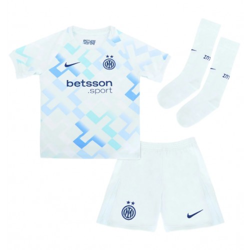 Inter Milan Alessandro Bastoni #95 Venkovní dres komplet pro Děti 2025-26 Krátkým Rukávem (+ Krátké kalhoty) Inter Milan Alessandro Bastoni #95 Venkovní dres komplet pro Děti 2025-26 Krátkým Rukávem (+ Krátké kalhoty)