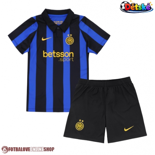 Inter Milan Curtis Jones #21 Domácí dres komplet pro Děti 2026-27 Krátkým Rukávem (+ Krátké kalhoty)