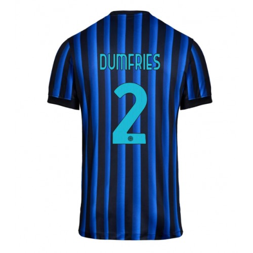 Inter Milan Denzel Dumfries #2 Domácí Dres 2025-26 Krátkým Rukávem Inter Milan Denzel Dumfries #2 Domácí Dres 2025-26 Krátkým Rukávem