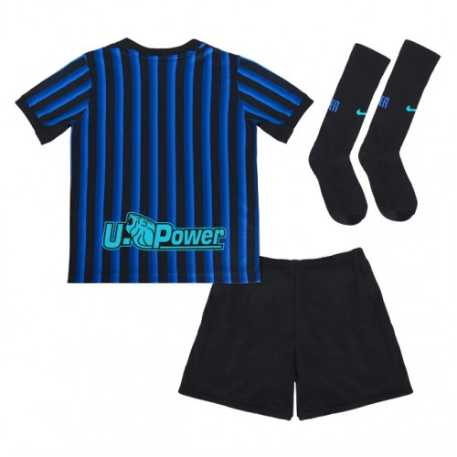 Inter Milan Domácí dres komplet pro Děti 2025-26 Krátkým Rukávem (+ Krátké kalhoty)