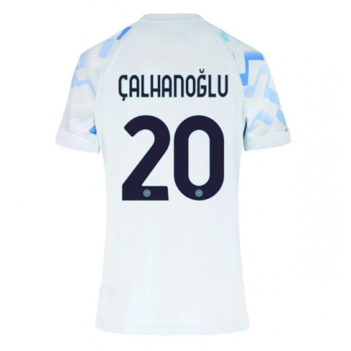 Inter Milan Hakan Calhanoglu #20 Venkovní Dres pro Dámy 2025-26 Krátkým Rukávem Inter Milan Hakan Calhanoglu #20 Venkovní Dres pro Dámy 2025-26 Krátkým Rukávem