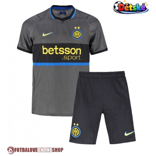 Inter Milan John Stones #6 Alternativní dres komplet pro Děti 2026-27 Krátkým Rukávem (+ Krátké kalhoty)
