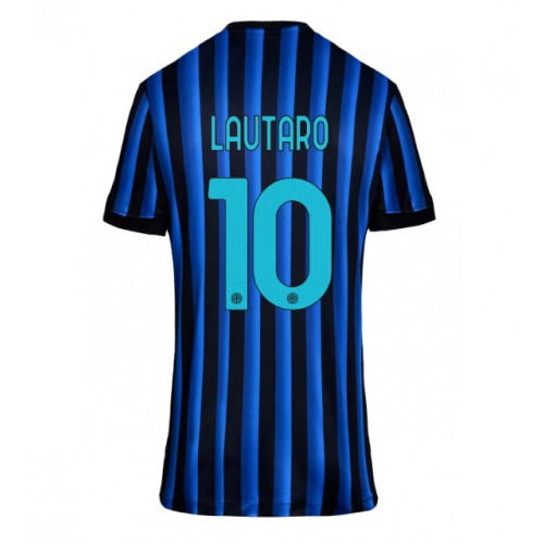 Inter Milan Lautaro Martinez #10 Domácí Dres pro Dámy 2025-26 Krátkým Rukávem Inter Milan Lautaro Martinez #10 Domácí Dres pro Dámy 2025-26 Krátkým Rukávem