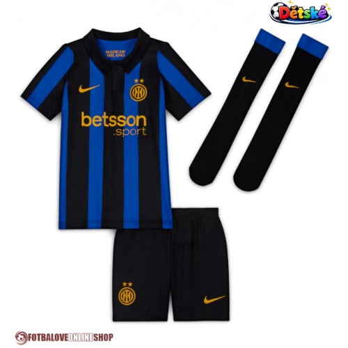 Inter Milan Lautaro Martinez #10 Domácí dres komplet pro Děti 2026-27 Krátkým Rukávem (+ Krátké kalhoty)