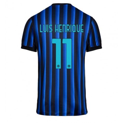 Inter Milan Luis Henrique #11 Domácí Dres 2025-26 Krátkým Rukávem Inter Milan Luis Henrique #11 Domácí Dres 2025-26 Krátkým Rukávem