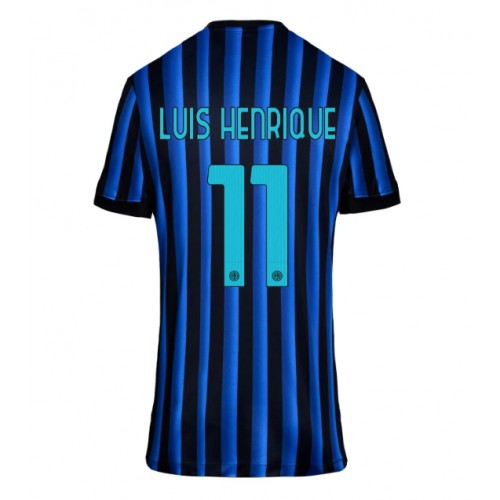 Inter Milan Luis Henrique #11 Domácí Dres pro Dámy 2025-26 Krátkým Rukávem Inter Milan Luis Henrique #11 Domácí Dres pro Dámy 2025-26 Krátkým Rukávem