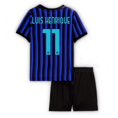 Inter Milan Luis Henrique #11 Domácí dres komplet pro Děti 2025-26 Krátkým Rukávem (+ Krátké kalhoty) Inter Milan Luis Henrique #11 Domácí dres komplet pro Děti 2025-26 Krátkým Rukávem (+ Krátké kalhoty)