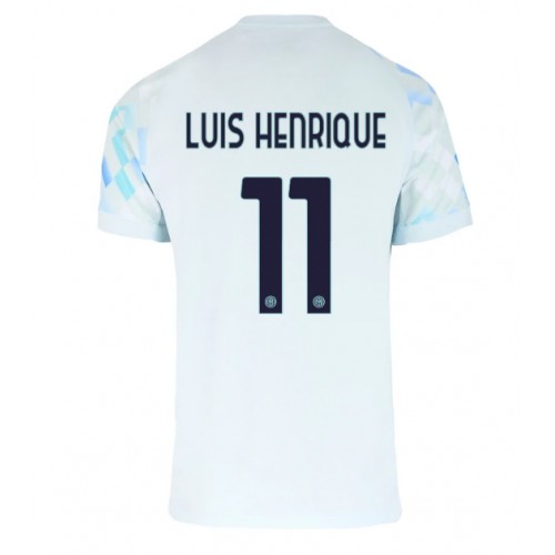 Inter Milan Luis Henrique #11 Venkovní Dres 2025-26 Krátkým Rukávem Inter Milan Luis Henrique #11 Venkovní Dres 2025-26 Krátkým Rukávem