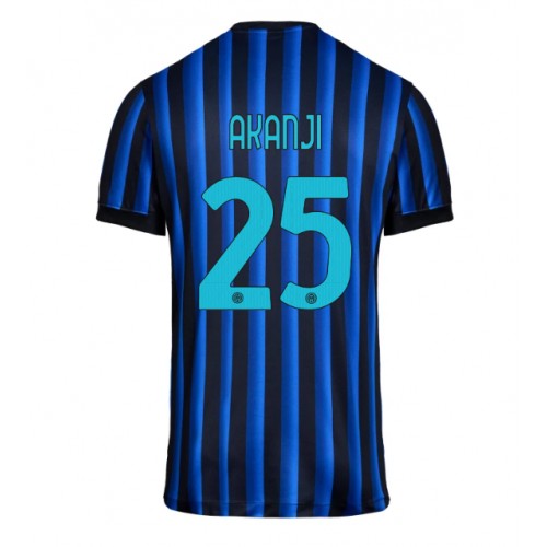 Inter Milan Manuel Akanji #25 Domácí Dres 2025-26 Krátkým Rukávem Inter Milan Manuel Akanji #25 Domácí Dres 2025-26 Krátkým Rukávem