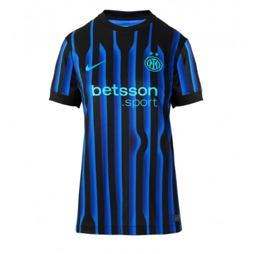 Inter Milan Manuel Akanji #25 Domácí Dres pro Dámy 2025-26 Krátkým Rukávem Inter Milan Manuel Akanji #25 Domácí Dres pro Dámy 2025-26 Krátkým Rukávem