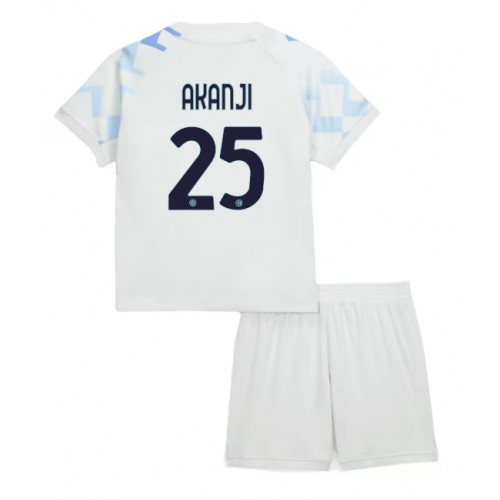 Inter Milan Manuel Akanji #25 Venkovní dres komplet pro Děti 2025-26 Krátkým Rukávem (+ Krátké kalhoty) Inter Milan Manuel Akanji #25 Venkovní dres komplet pro Děti 2025-26 Krátkým Rukávem (+ Krátké kalhoty)
