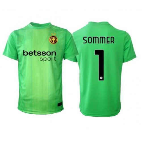 Inter Milan Yann Sommer #1 Brankář Alternativní Dres 2025-26 Krátkým Rukávem Inter Milan Yann Sommer #1 Brankář Alternativní Dres 2025-26 Krátkým Rukávem